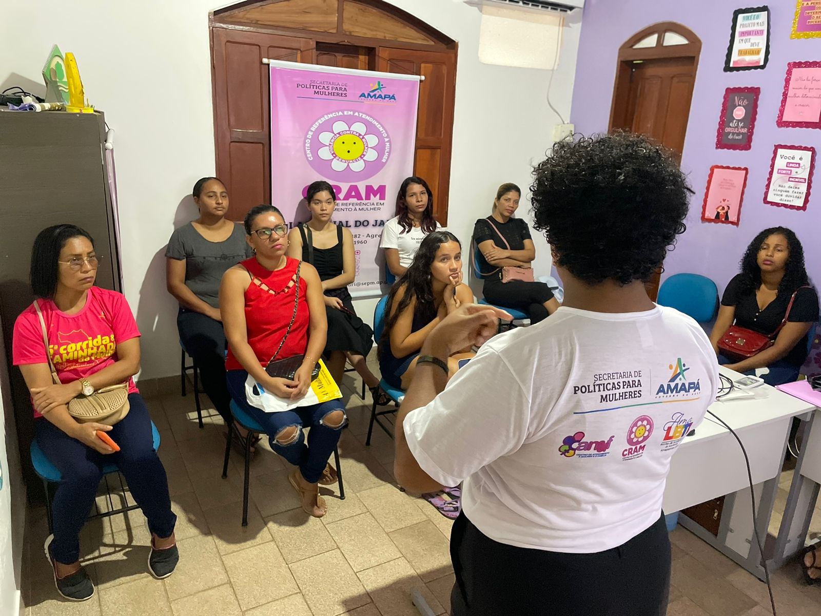 Secretaria de Mulheres intensifica atendimentos em Tartarugalzinho e Laranjal do Jari