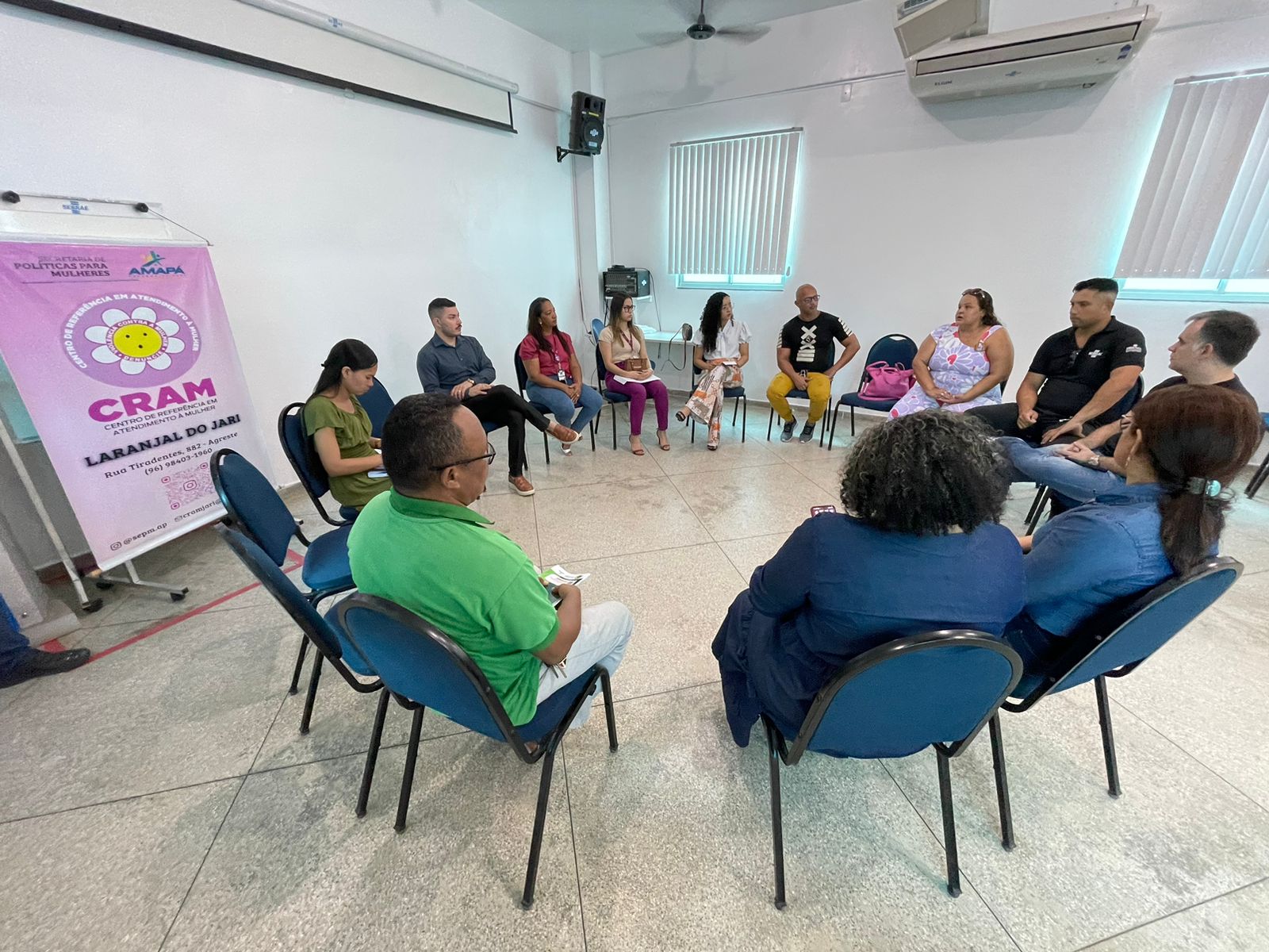 Governo do Amapá realiza reunião estratégica para implantação da Rede de Atendimento à Mulher em Laranjal do Jari