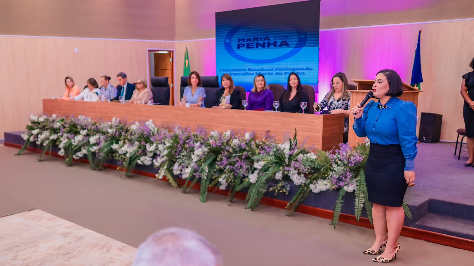 1º Encontro Estadual Dialogando a Patrulha Maria da Penha reúne policiais militares e Rede de Atendimento à Mulher