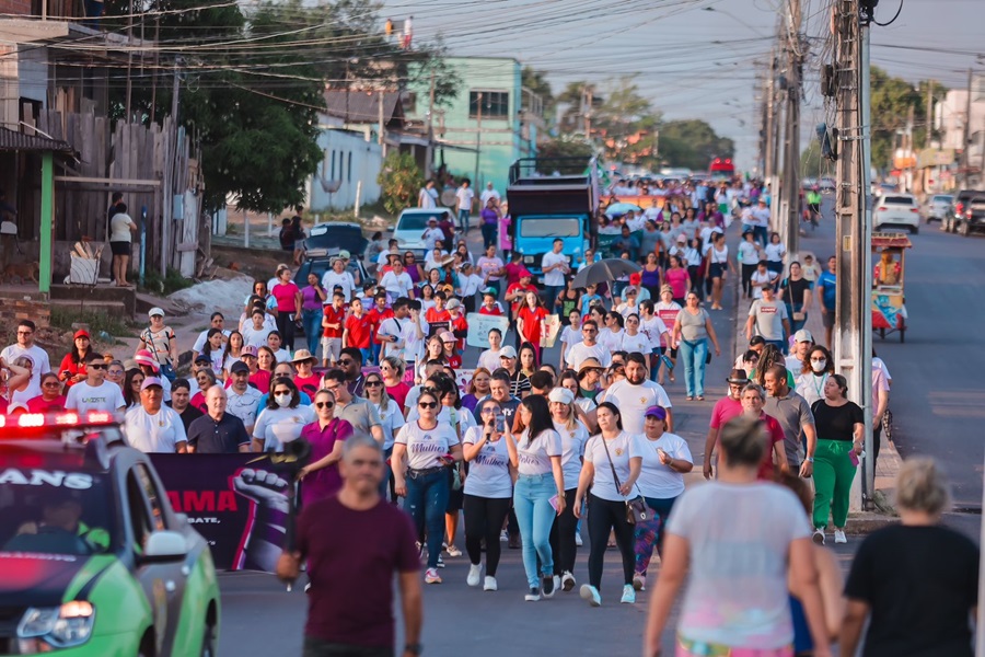 Marcha das Josy's: Governo do Amapá apoia caminhada pelo fim da violência contra as mulheres em Santana