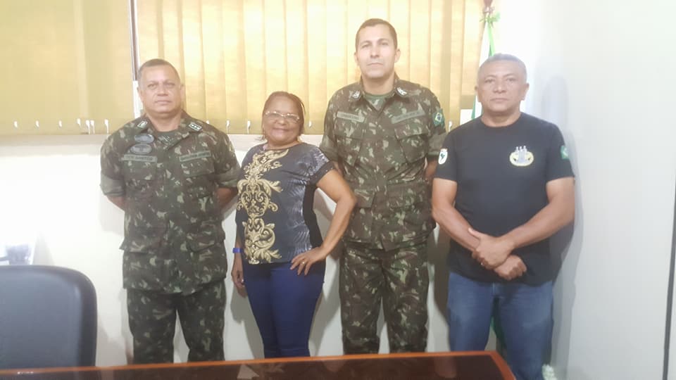 VISITA DO DELEGADO DO SERVIÇO MILITAR