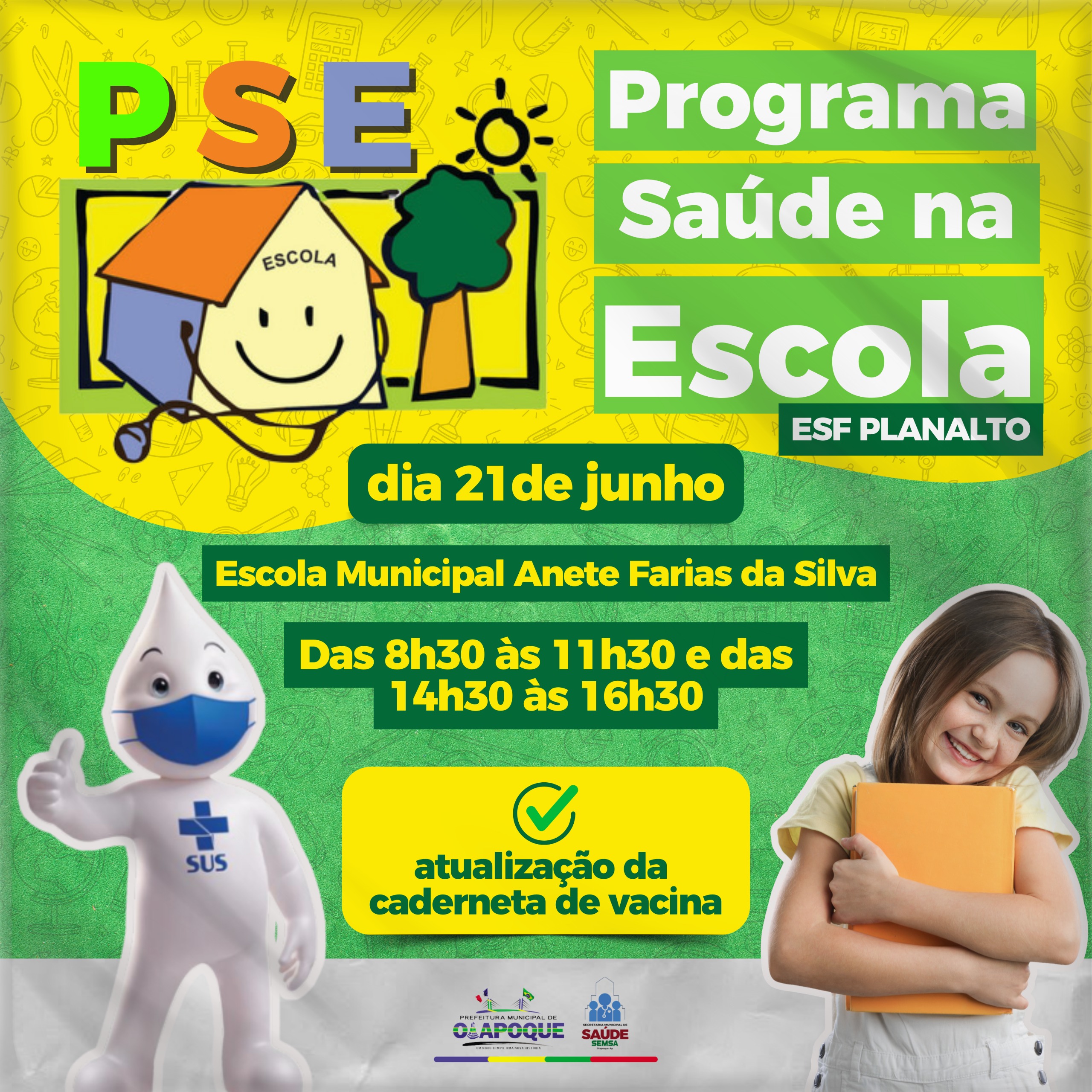 Ação de Saúde na Escola!
