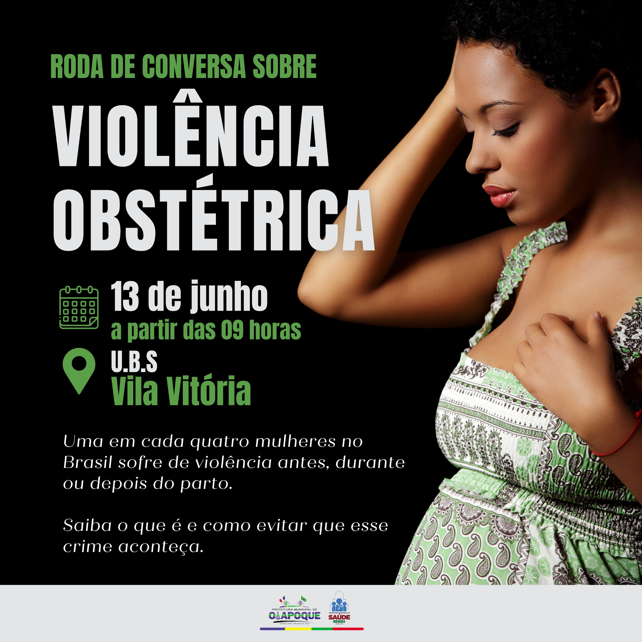 roda de conversa com o tema “Violência Obstétric