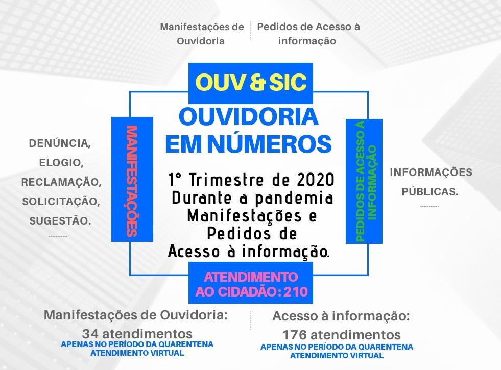 Ouvidoria e SIC em números.