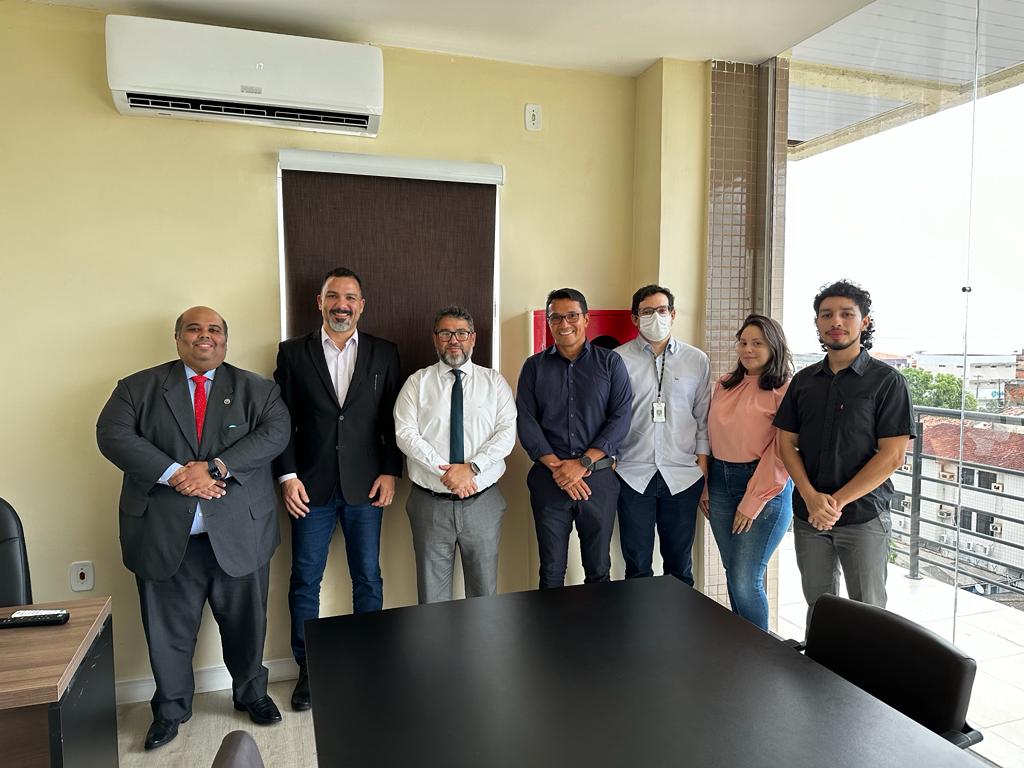 PGE-AP recebe visita institucional do presidente do Prodap
