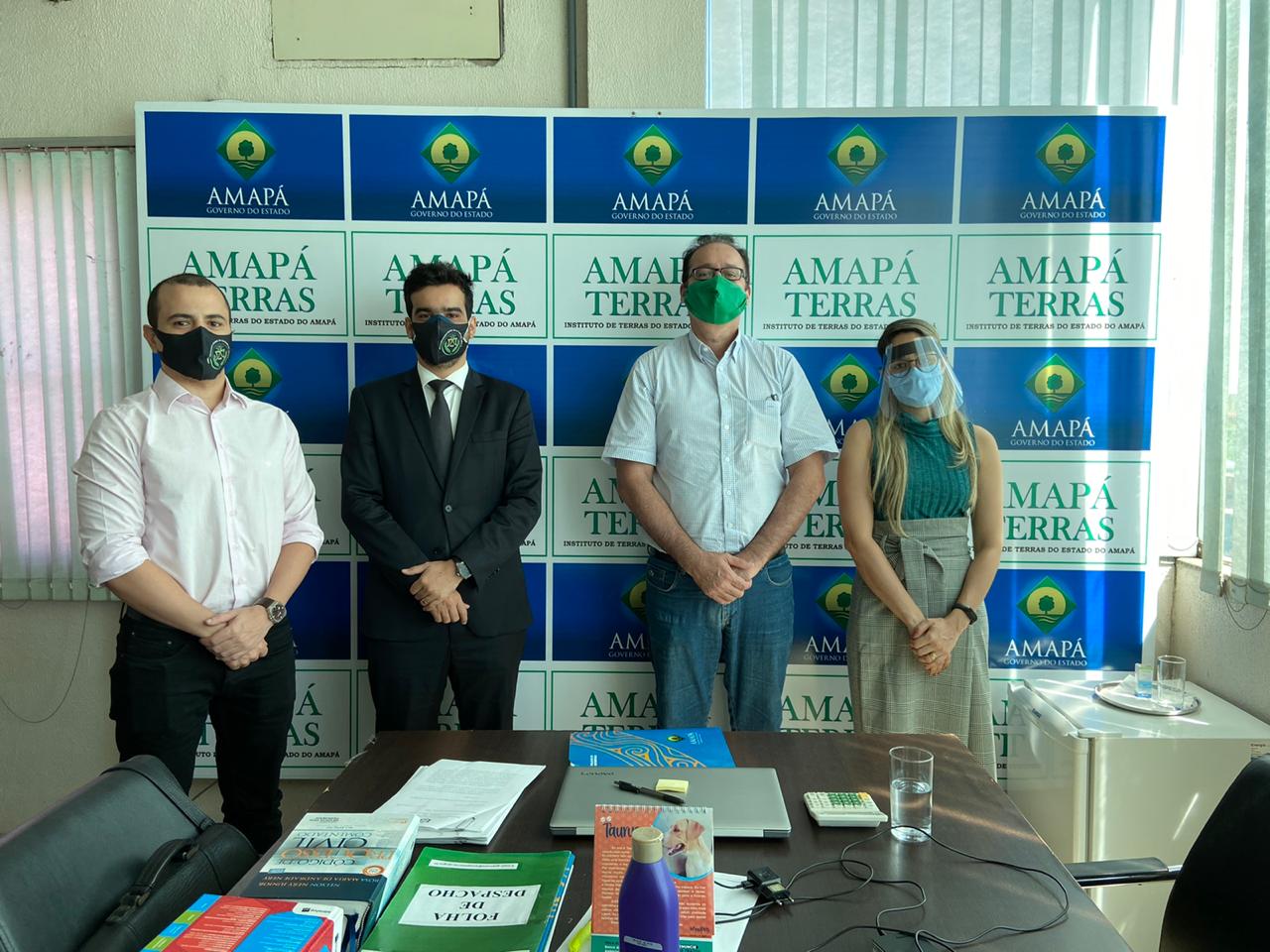 Procuradores recém-empossados fazem visita ao Amapá Terras