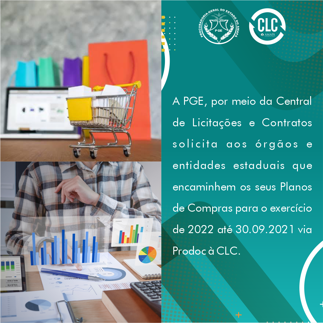 PGE por meio da CLC inicia período de recebimento dos Planos de Compras para 2022