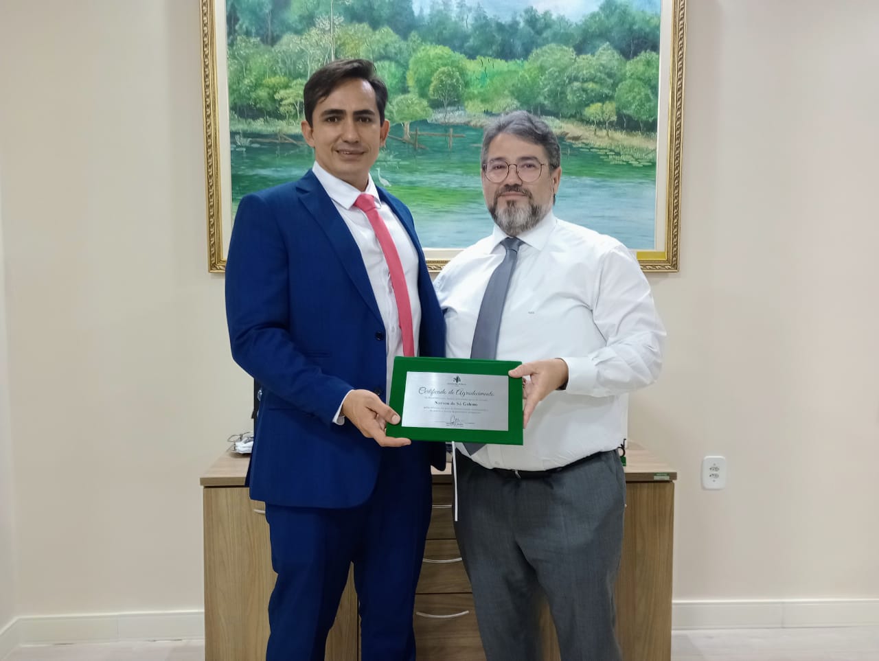 Procurador-Geral recebe visita do novo Defensor Público-Geral da DPE/AP