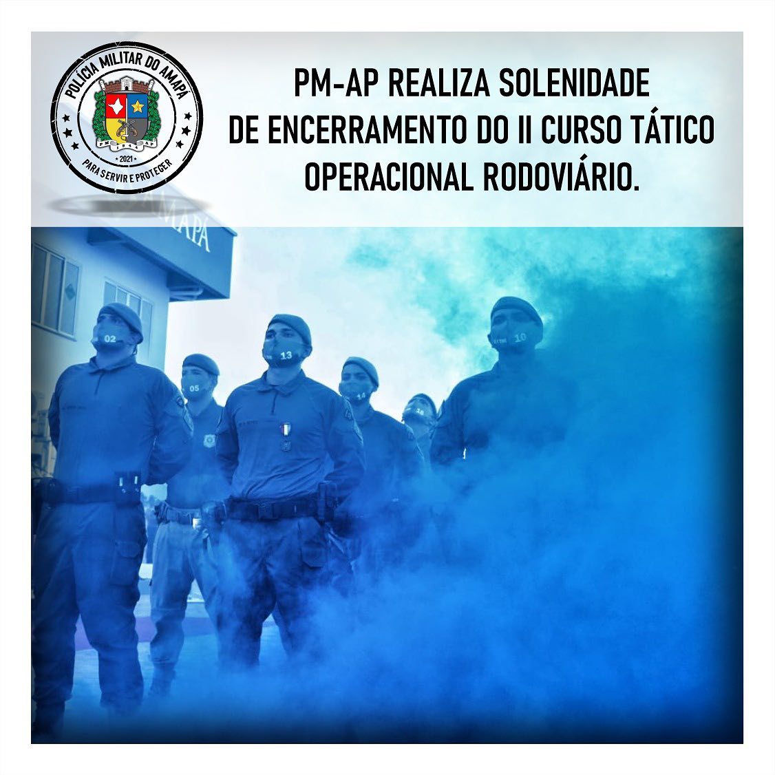 PM-AP realiza solenidade de encerramento do II Curso Tático Operacional Rodoviário