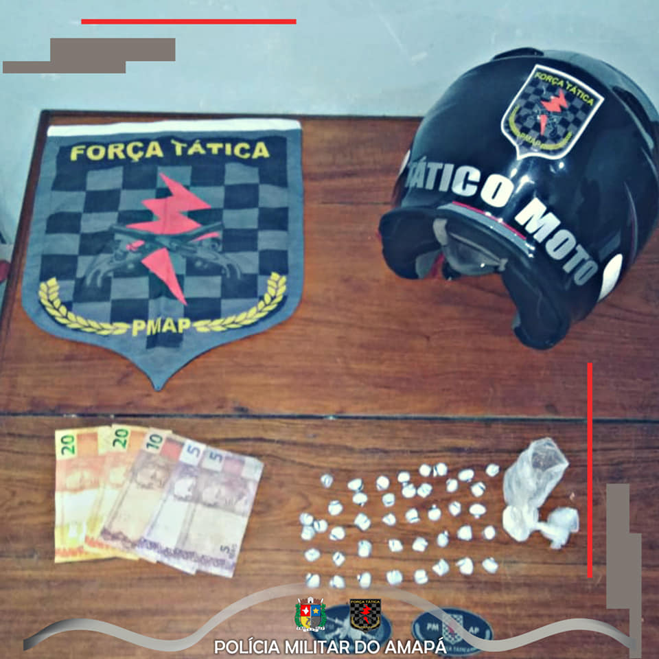 Batalhão de Força Tática prende indivíduos por tráfico de drogas, porte ilegal de arma de fogo e formação de quadrilha