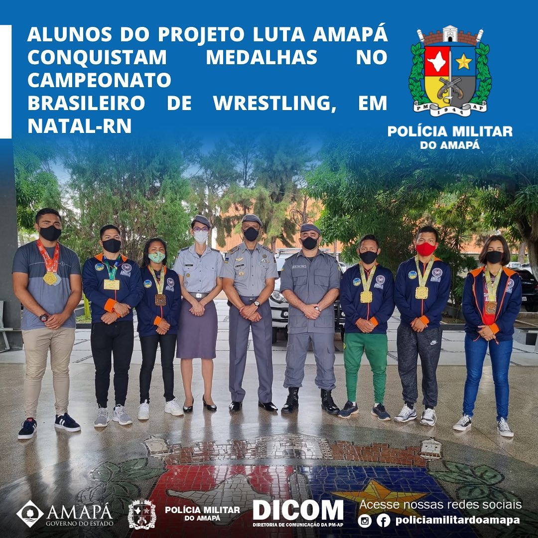 Alunos do Projeto Luta Amapá conquistaram medalhas no Campeonato Brasileiro de Clubes de Wrestling, em Natal-RN realizado entre os dias 17 a 19 de dezembro de 2021