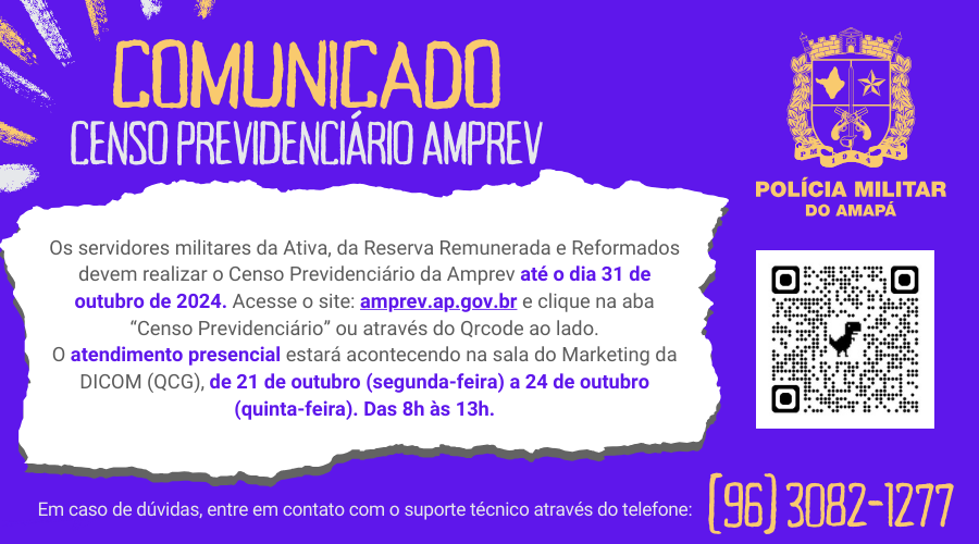 CENSO PREVIDENCIÁRIO AMPREV