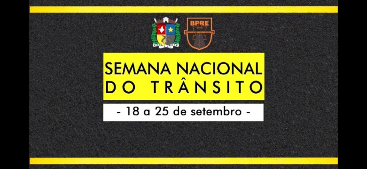 Semana Nacionalo do Trânsito - 18 a 25 de setembro