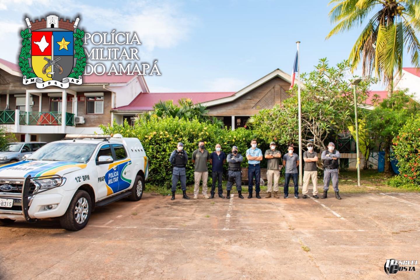 Polícia Militar recebe visita da Comitiva do Ministério da Justiça em Oiapoque 