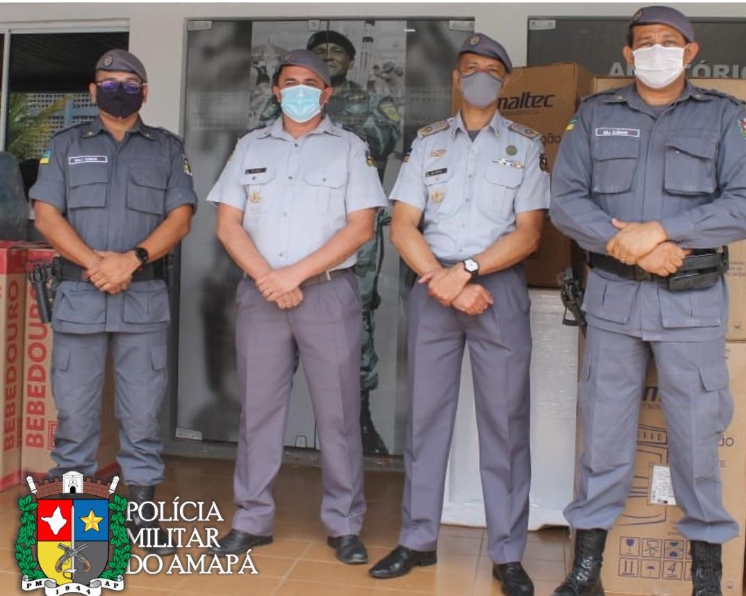 Comando-Geral da PM-AP entrega materiais para o 7º e 11º Batalhão
