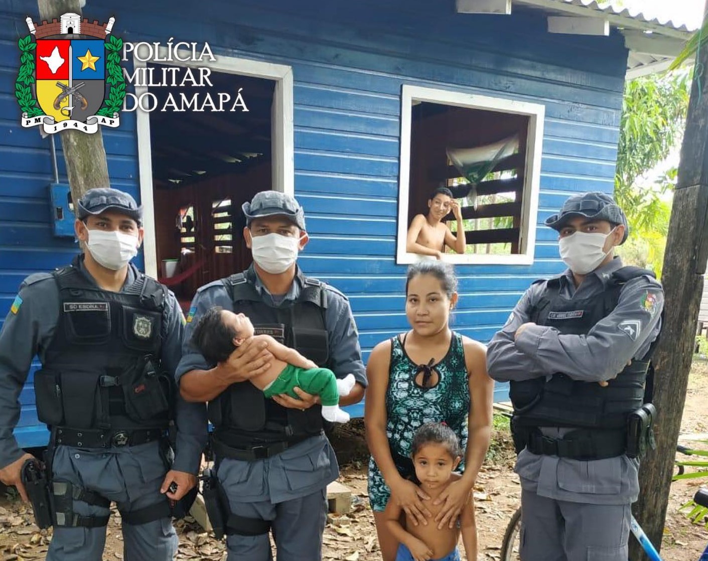 Durante apagão, policiais militares salvam a vida de criança em Mazagão