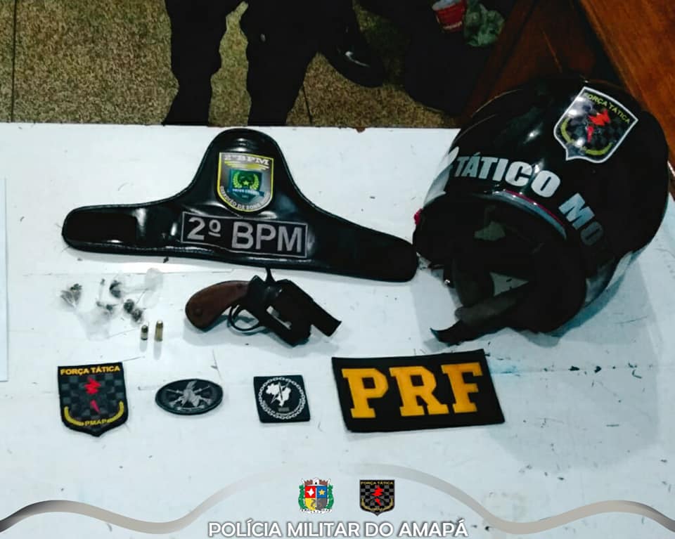 Durante estágio de motopatrulhamento coordenado pelo Batalhão de Força Tática, 2º Batalhão e PRF efetuam apreensão de indivíduos por ato infracional análogo a roubo, porte ilegal de arma de fogo, receptação, posse de entorpecentes e recuperam motocicleta roubada