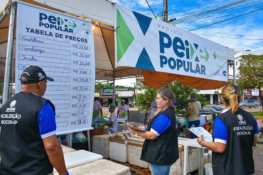 Procon fiscaliza comércio de pescado durante a Semana Santa