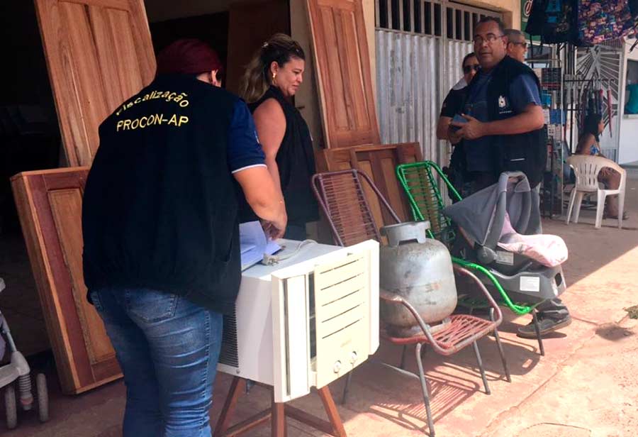 Operação combate comércio ilegal de botijões de gás em Macapá