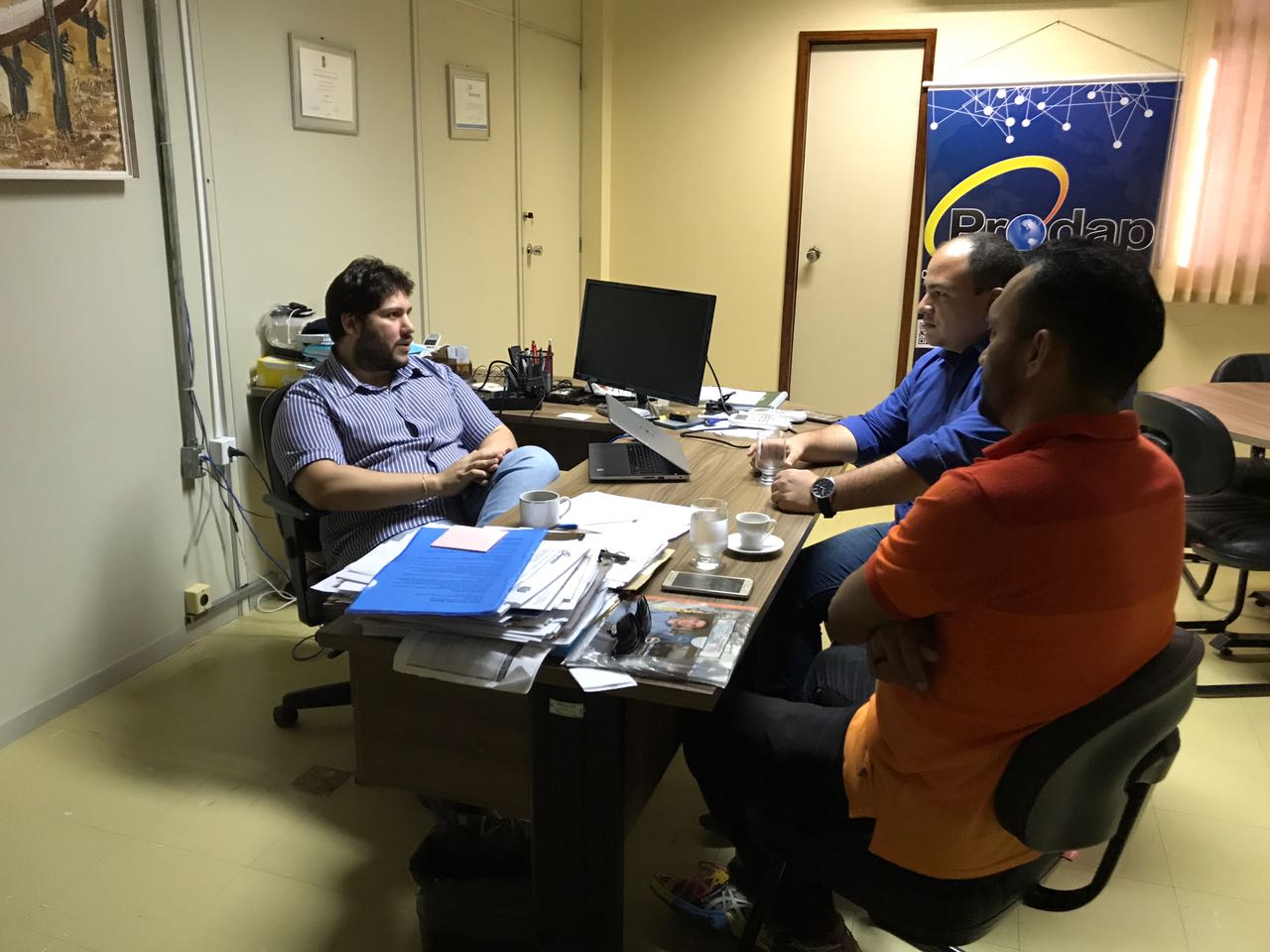 Prodap reuniu com secretario de Educação de Santana 