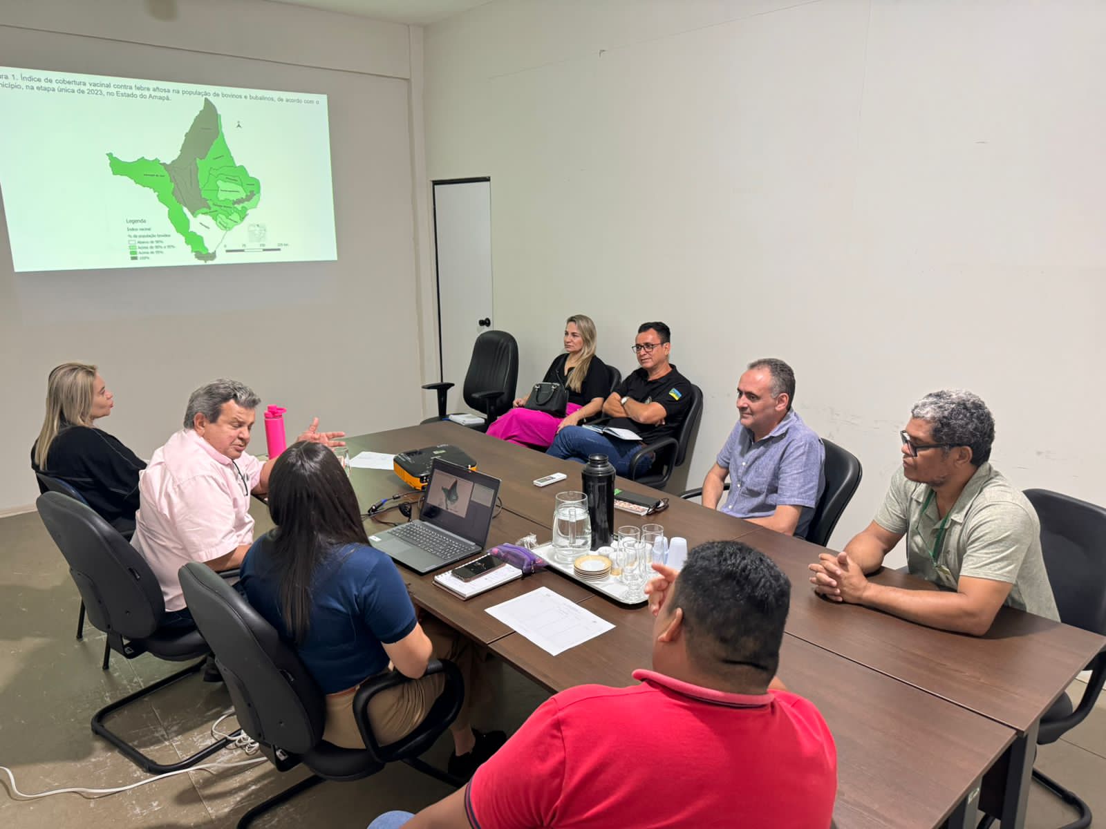 Técnicos do RURAP Participam de Reunião de Nivelamento na DIAGRO sobre Vacinação da Febre Aftosa no ano de 2023 no Amapá