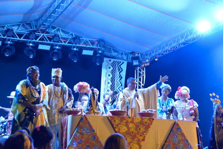 Cortejo, Missa dos Quilombos e apresentações marcam a primeira noite do Encontro dos Tambores 2019