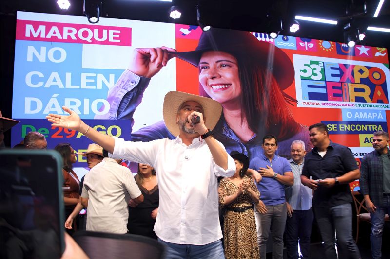 'Ela voltou e voltou para ficar, para cumprir o seu papel de gerar desenvolvimento no Amapá', celebra governador na abertura da 53ª Expofeira