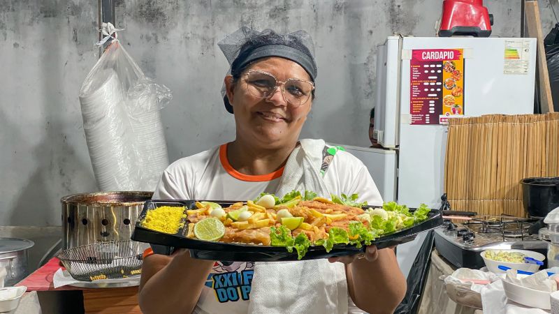 'Zerei e reabasteci duas vezes para não perder vendas', comemora empreendedora no  21° Festival do Pirarucu em Cutias