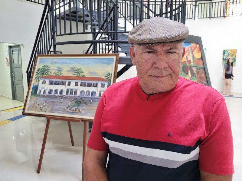 'Sei que vai ter o cuidado que merece', diz funcionário público ao doar tela de R. Peixe para o Novo Cândido Portinari