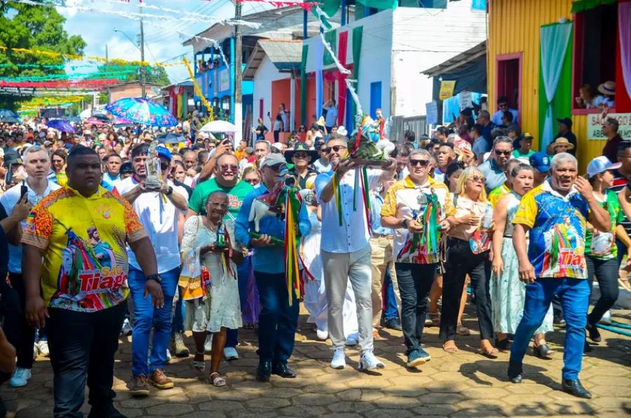 ‘Momento de exaltar a fé e a ancestralidade da nossa história’, diz governador Clécio Luís em celebração dos 248 anos da Festa de São Tiago