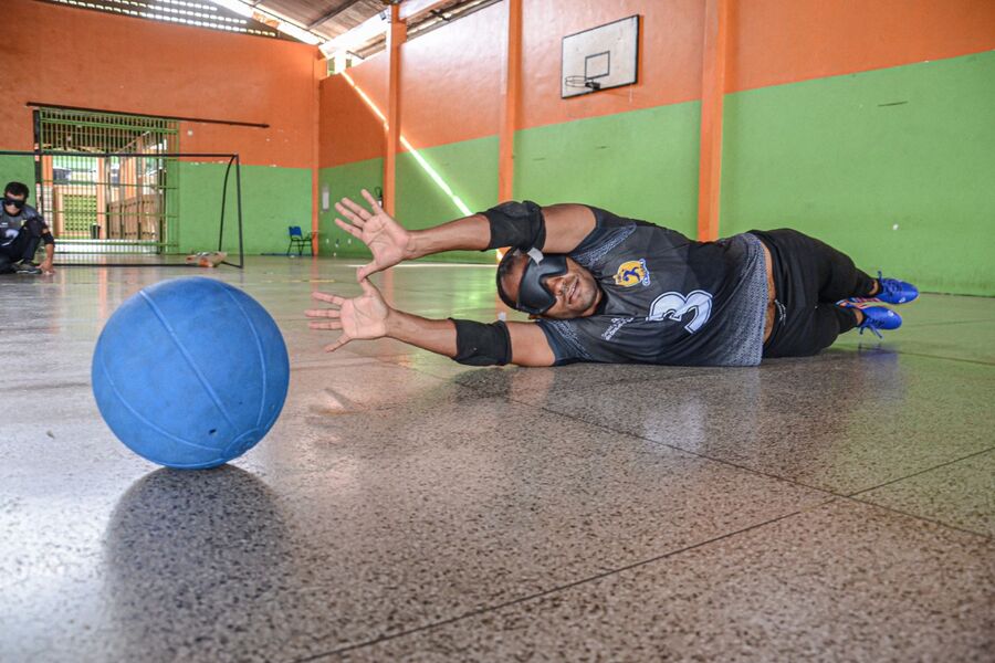 Com apoio do Governo do Estado, seleção amapaense de goalball se prepara para seletiva regional, em Goiânia