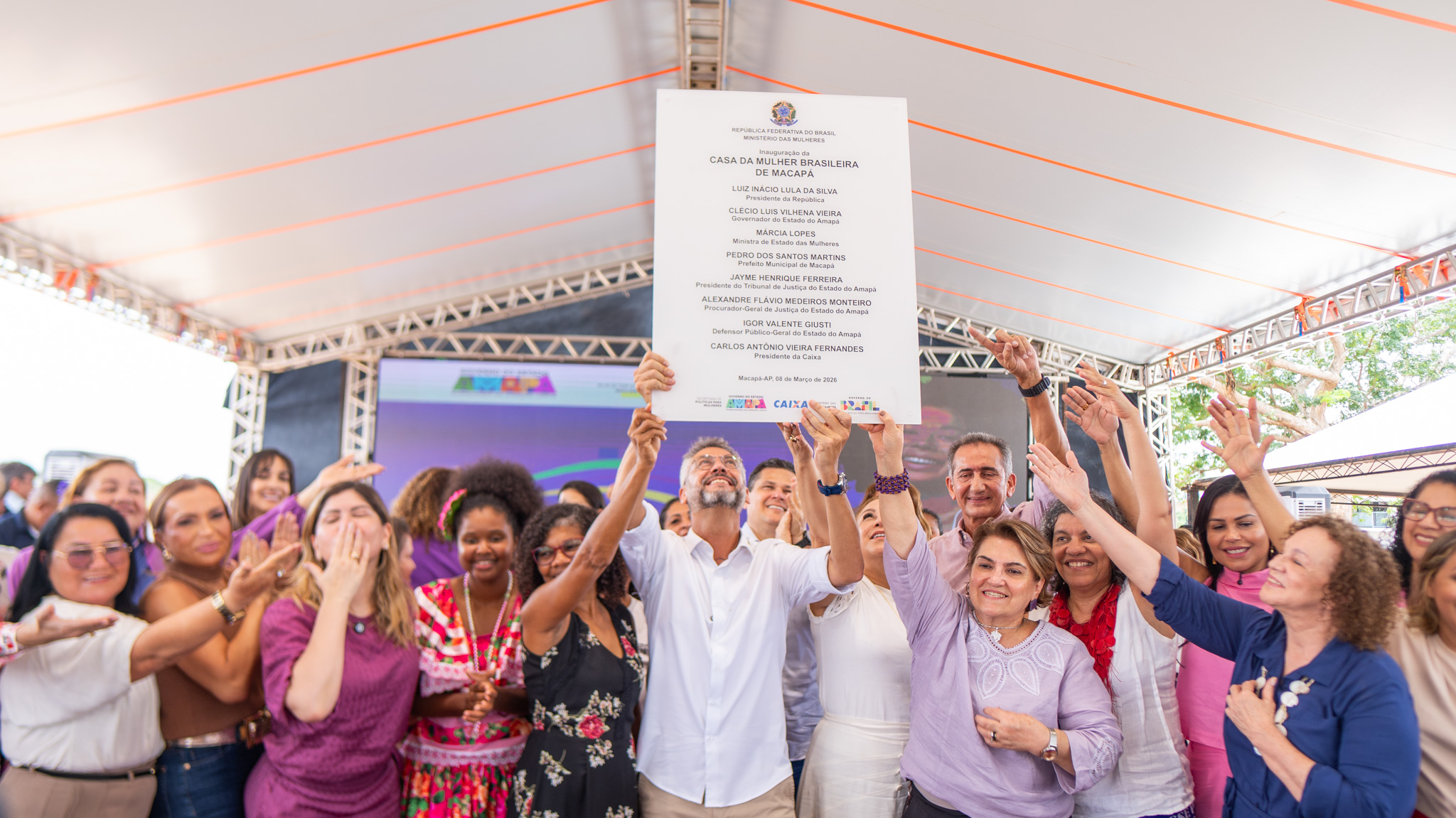 ‘Mais que um prédio, é política pública integrada’, celebra Clécio na inauguração da Casa da Mulher Brasileira no Amapá
