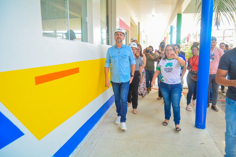 Governador Clécio Luís acompanha reta final das obras de reconstrução da Escola Estadual Coaracy Nunes, em Macapá 