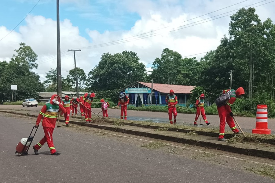 Governo do Amapá avança nos serviços de manutenção na Rodovia Josmar Pinto, em Macapá 