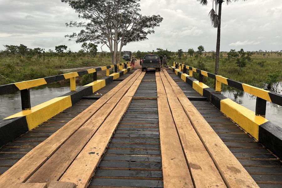 Governo do Amapá conclui a reforma da ponte sobre o Rio Ariramba, em Tartarugalzinho