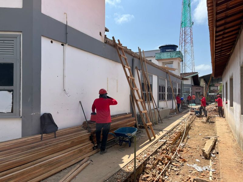 Governo do Estado inicia obra para substituição de telhado do Centro de Reabilitação do Amapá