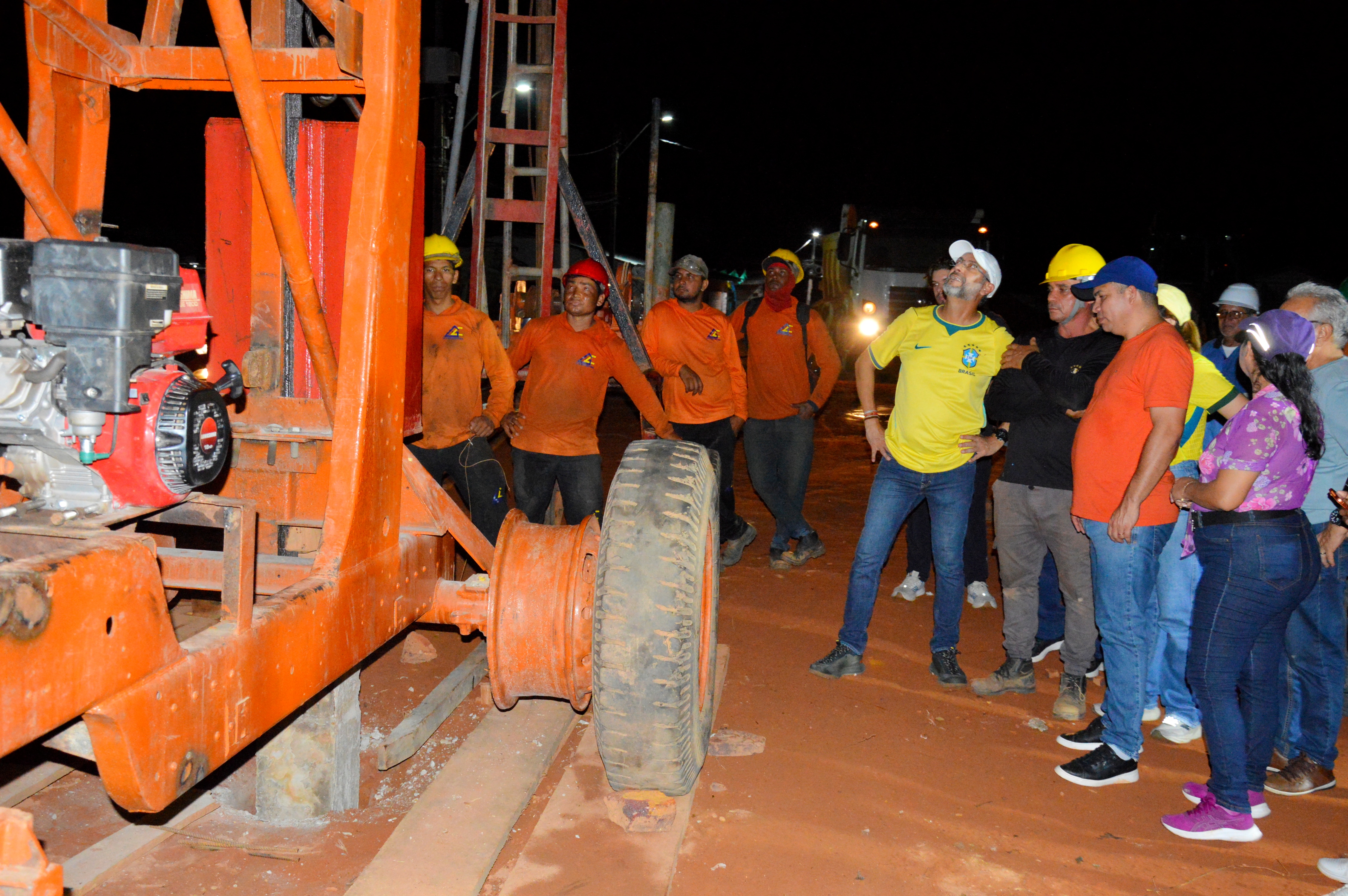 Governador Clécio vistoria início da construção da nova Escola Estadual Teotônio Brandão Vilela, em Vitória do Jari