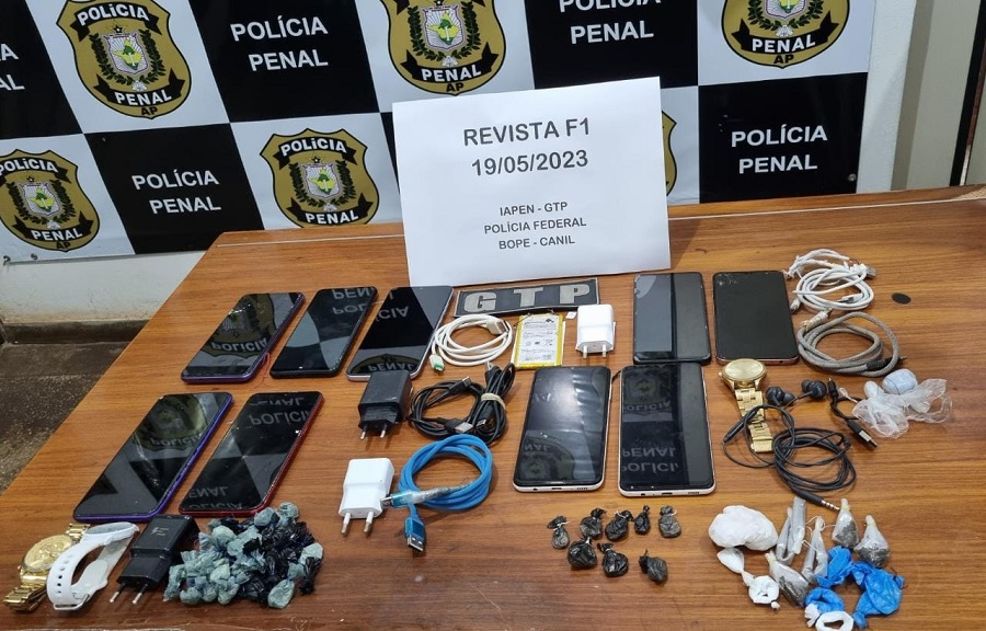 Sejusp deflagra 2ª fase da Operação 'Integração Pela Vida' e apreende celulares no Iapen