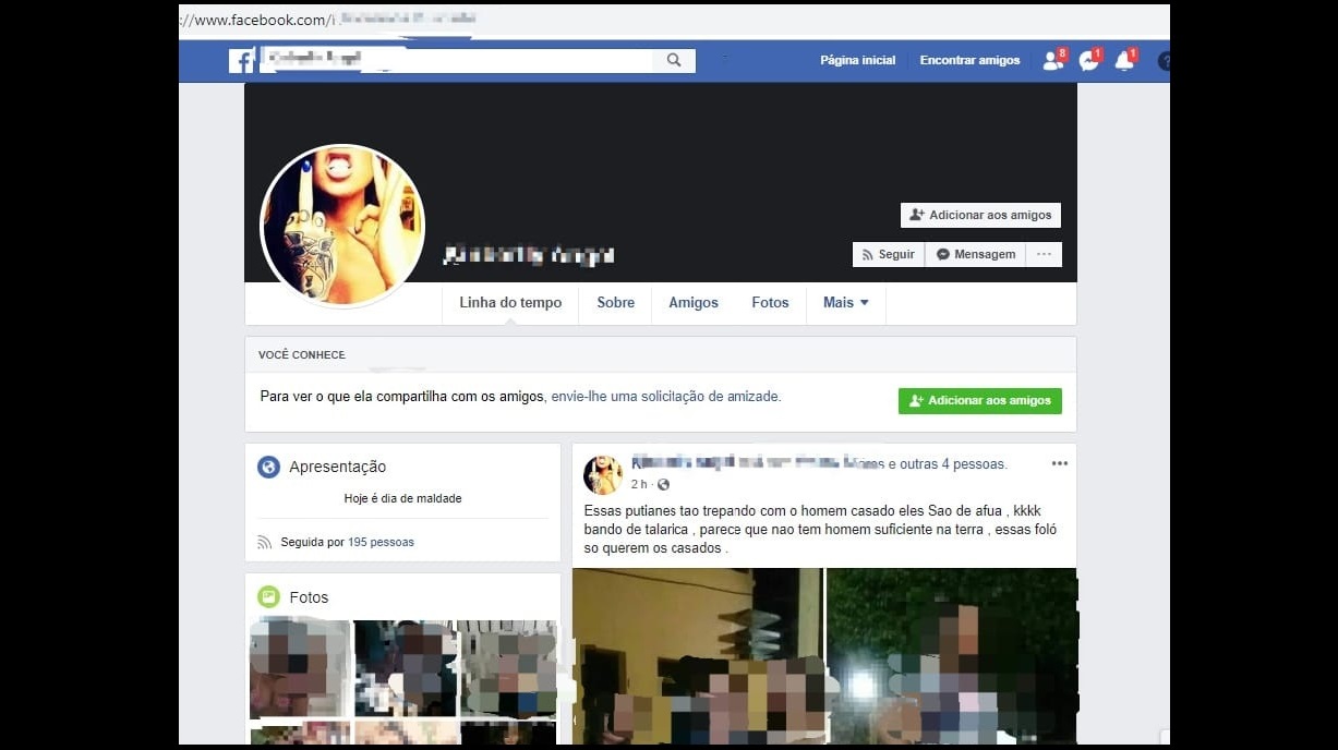 Polícia identifica mulher que usava perfil falso para ofender desafetas