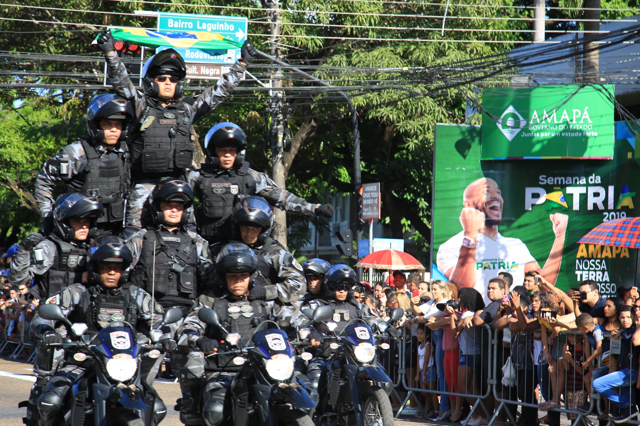 APARELHAMENTO DAS FORÇAS DE SEGURANÇA DO AMAPÁ É DESTAQUE NO DESFILE DA INDEPENDÊNCIA