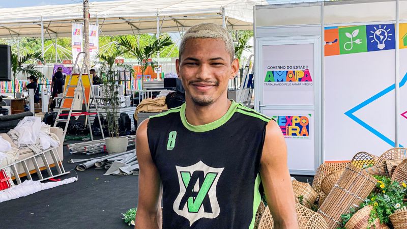 Sou grato pela oportunidade’, diz jovem amapaense ao conquistar primeiro emprego após a 53ª Expofeira do Amapá.