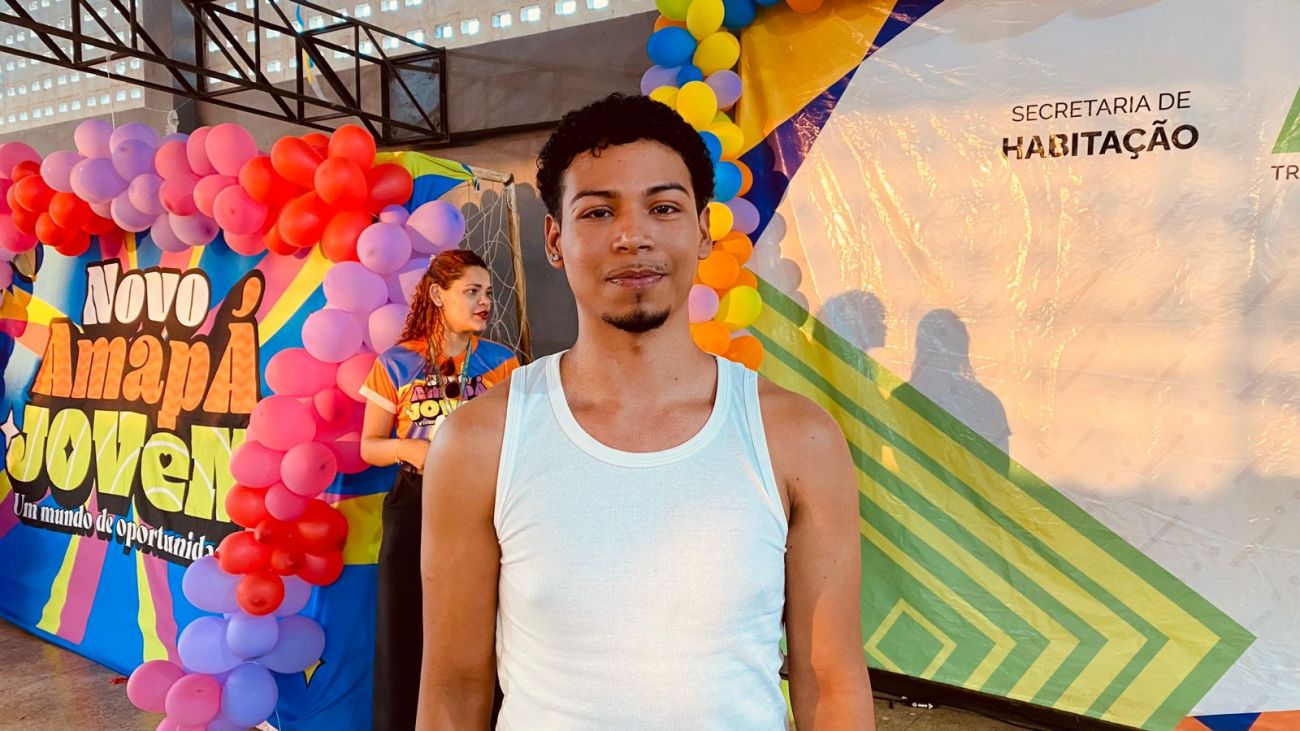 ‘Não é só dinheiro, é uma grande oportunidade’, diz jovem em aula inaugural do Novo Amapá Jovem, em Macapá.