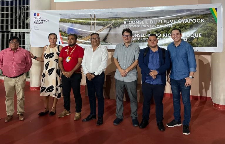 Governo do Amapá participa de reunião do Conselho do Rio Oiapoque, na cidade de Saint-Georges