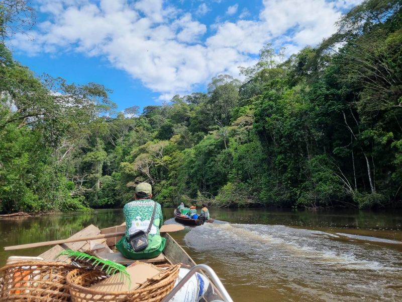 Governo do Amapá promove 4ª expedição de monitoramento da biodiversidade na Reserva Iratapuru, em Laranjal do Jari