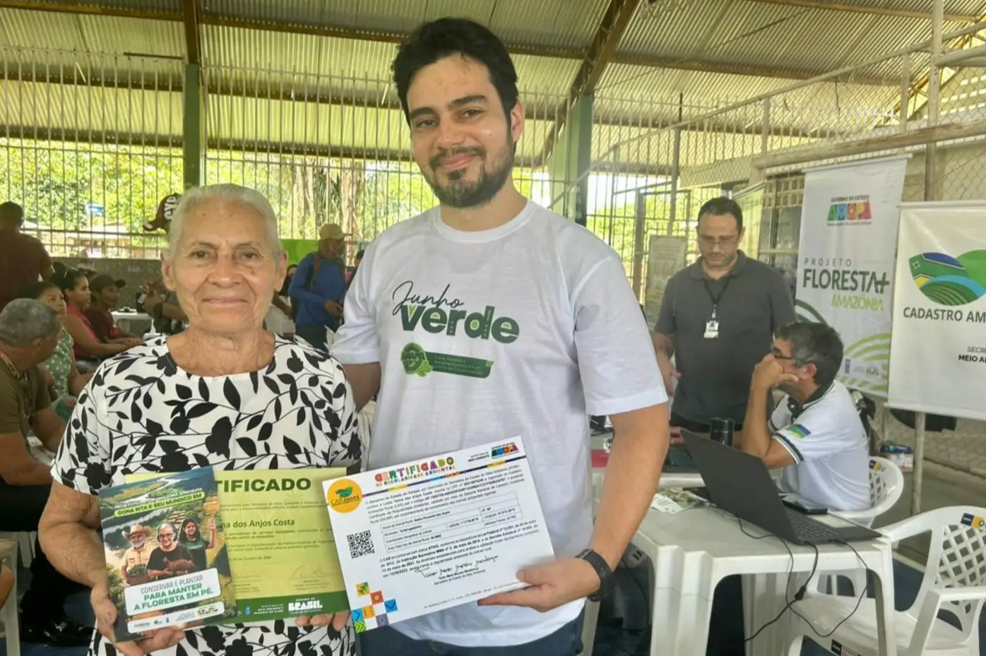 'A gente resolve tudo aqui mesmo, sem precisar ir até Macapá', diz agricultora sobre ação do Governo do Amapá em Tartarugalzinho