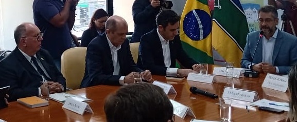 Reunião entre ANP e o Governo do Estado para tratar sobre o potencial da exploração e de pesquisas a serem desenvolvidas.