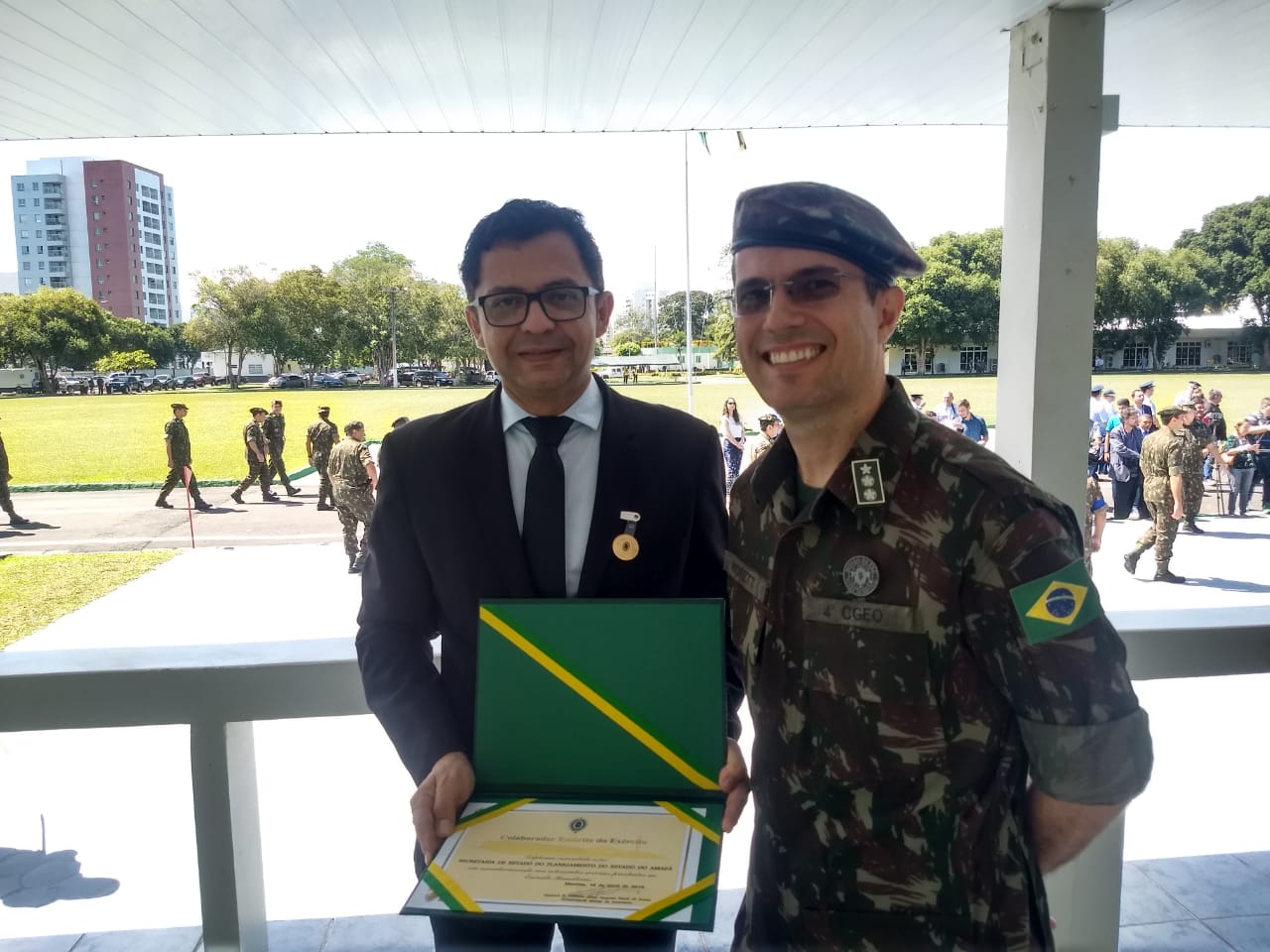 Amapá recebe reconhecimento por colaboração ao Exército na execução da Base Cartográfica
