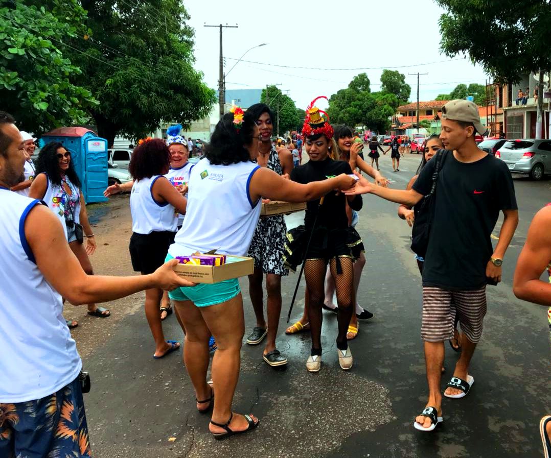 Sesa distribui preservativos no bloco A Banda