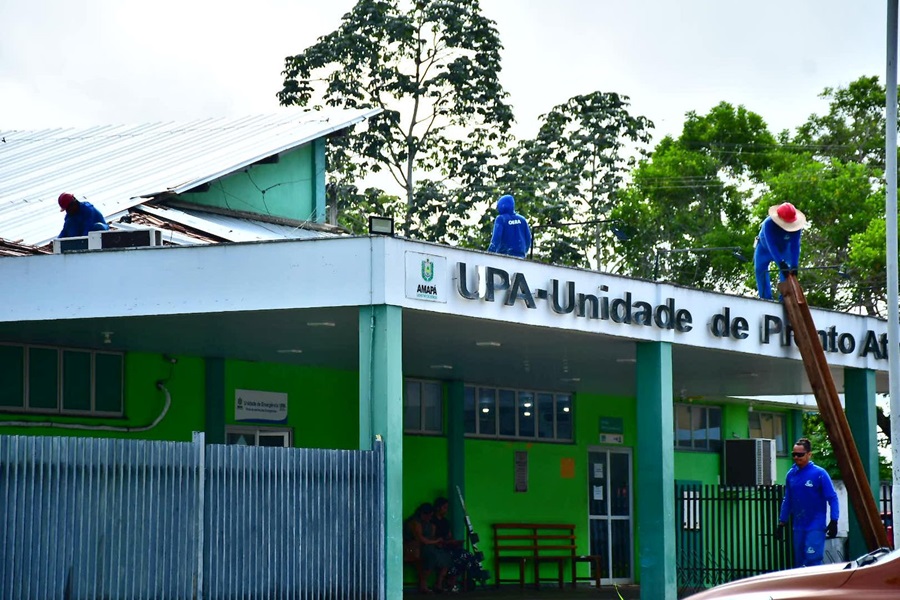Governo do Amapá realiza serviços de melhorias na estrutura da UPA Zona Norte