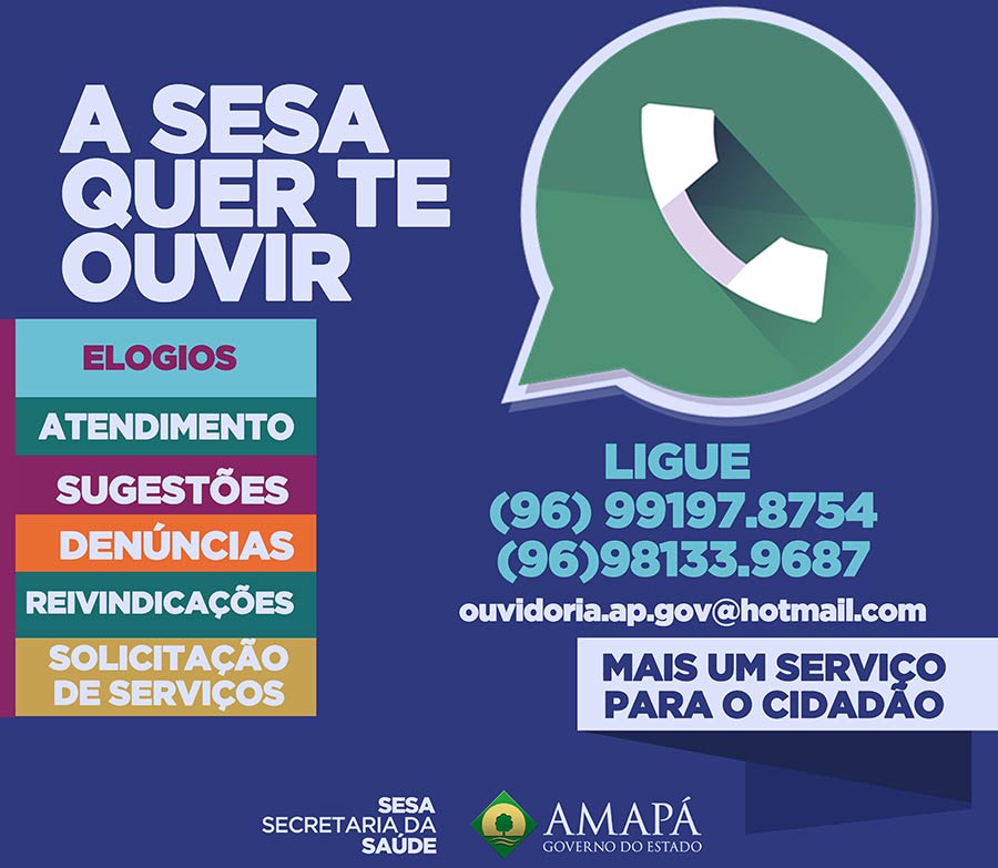 Ouvidoria da Sesa atualiza números de telefones para usuários